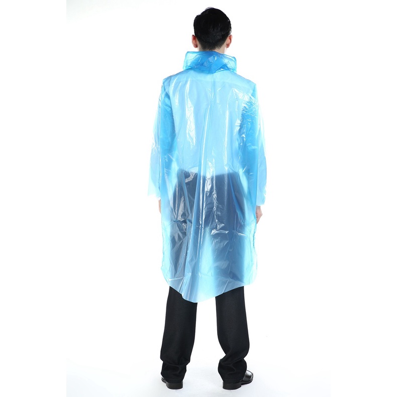 PO88 Jas Hujan Sekali Pakai Plastik Plastic Ponco Disposable Raincoat Baju