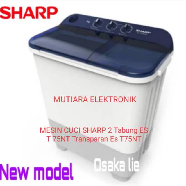 Mesin Cuci Sharp ES T 75 NT (7,5kg) Puremagic