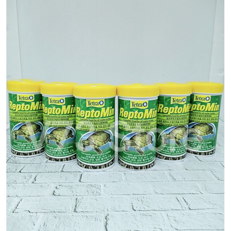 TETRA REPTOMIN MAKANAN KURA BERKUALITAS ISI  55gr / 250 ml
