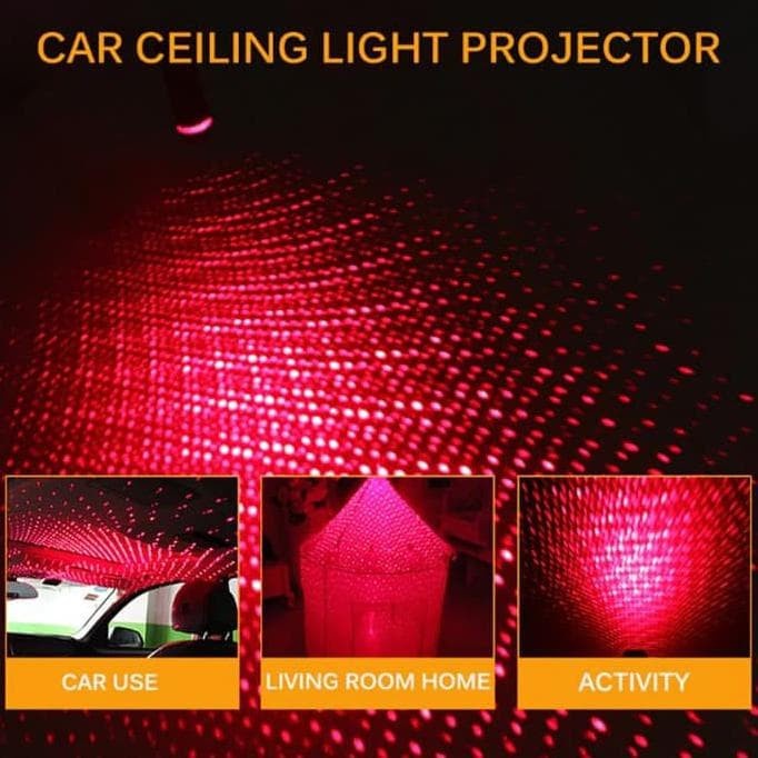 [ORI] LAMPU LED USB DEKORASI MOBIL | Lampu Hias LED Interior Mobil Model Langit Bintang Colok USB