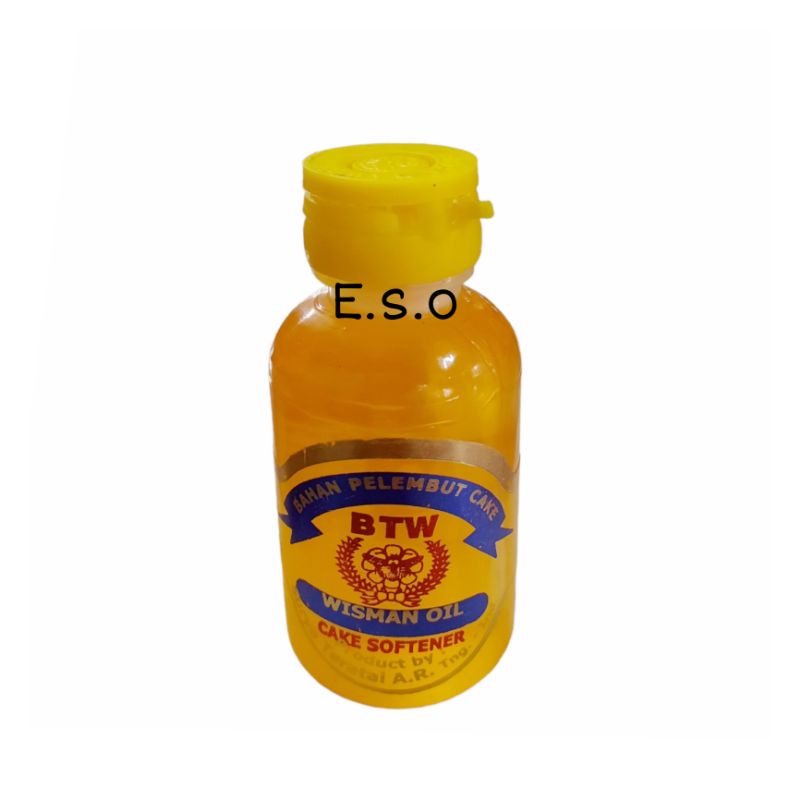 

btw wisman oil 60ml / cake softener /pelembut cake