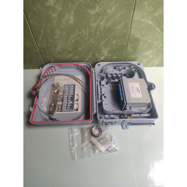 odp 24core lengkap splitter box 1-16 sc upc