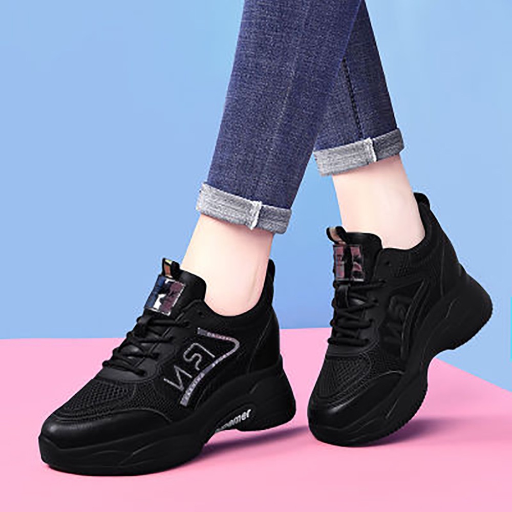 TOPGROSIR &quot;FREE BOX&quot; LV0126 Sepatu Sneaker Sport Tinggi RN Wanita Import FREE BOX