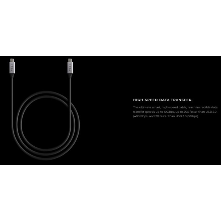 MINIX NEO C-MUC - Multi-Purpose USB-C to USB-C Cable - 120cm