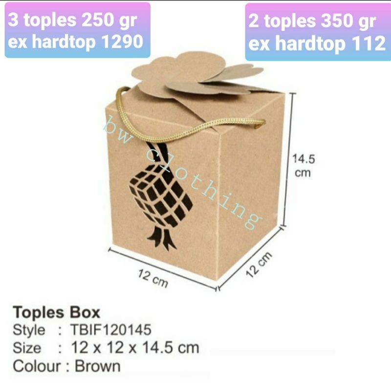 

Dus Lebaran - box lebaran toples kecil