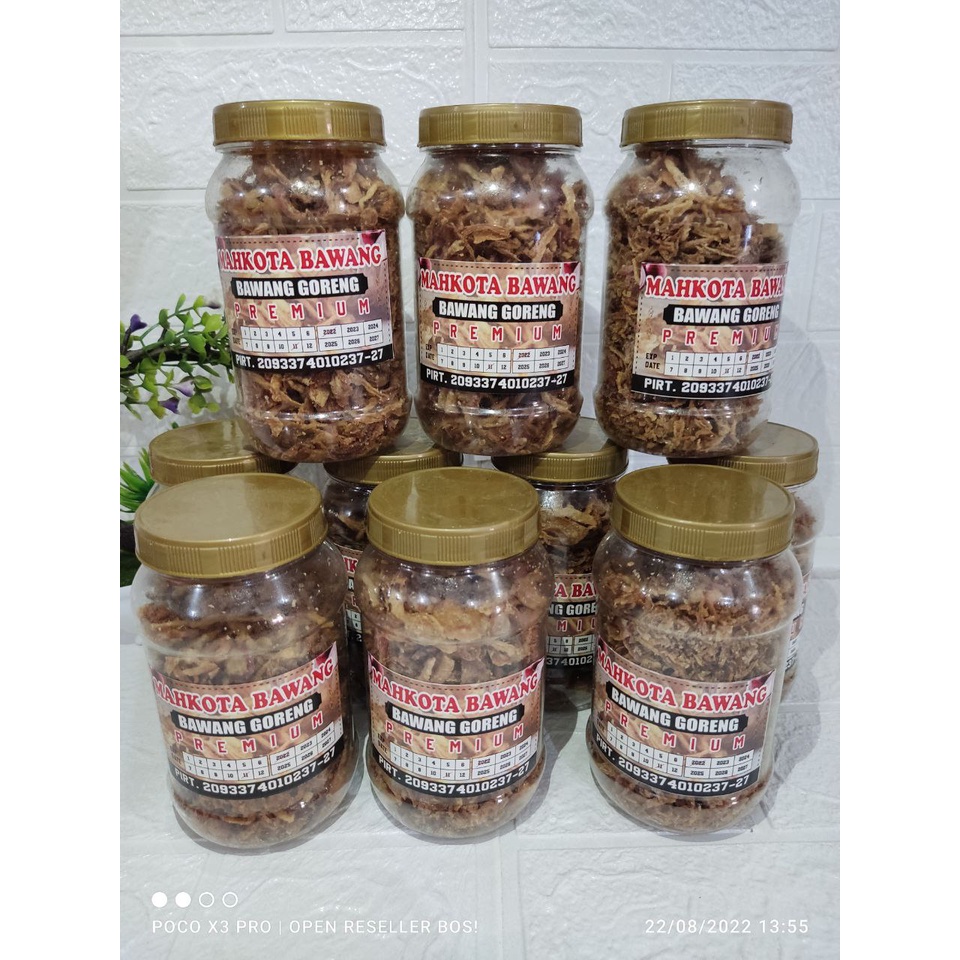 

BAWANG GORENG PREMIUM "MAHKOTA BAWANG" TOPLES KECIL
