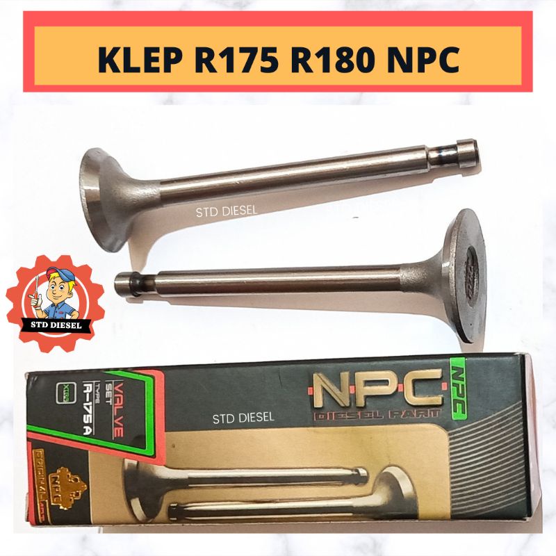 KLEP MESIN DIESEL 7 8 HP R175 R180 MERK NPC MODEL AS KECIL
