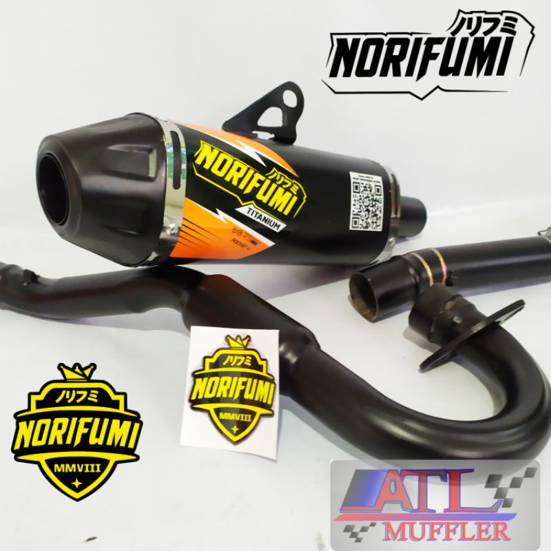 KNALPOT NORIFUMI ROKET 4 FULL DOP..FULL STAINLESS