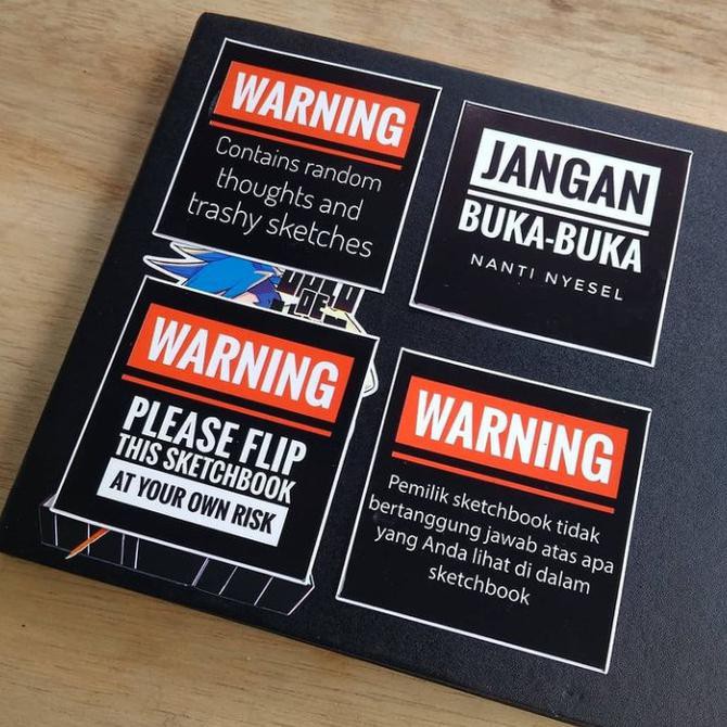 

Menakjubkan Sketchbook Sticker Set Promo