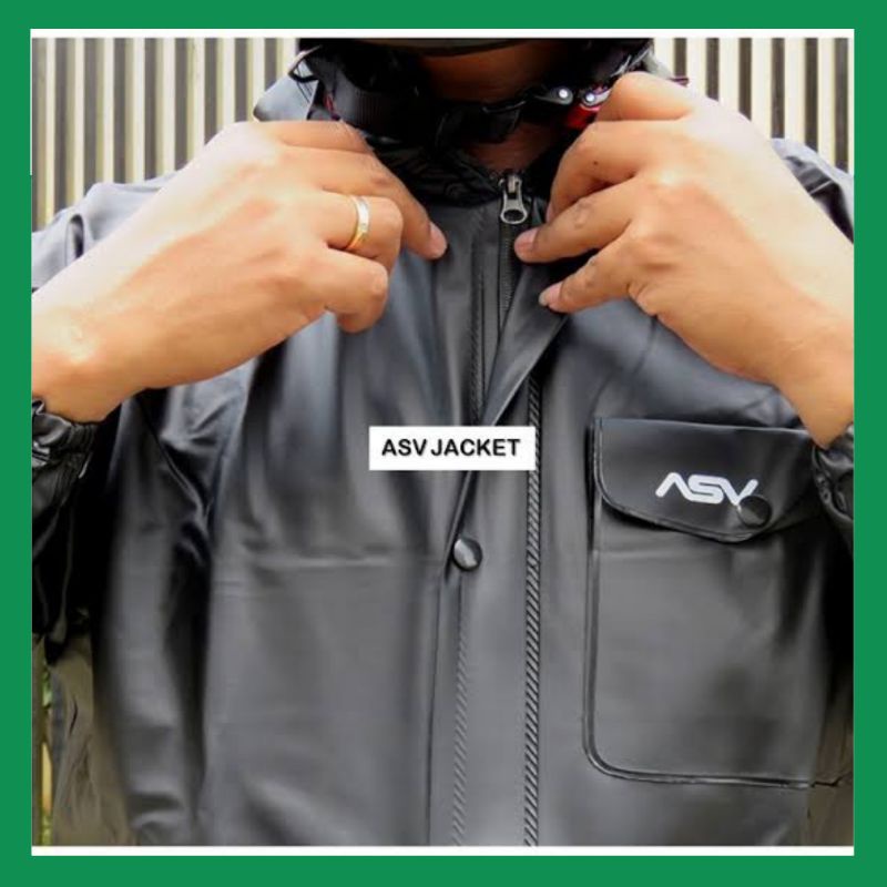 Jas Hujan ASV Original Full Rubber Karet Size L XL XXL XXXL Stelan Jaket Celana Jumbo