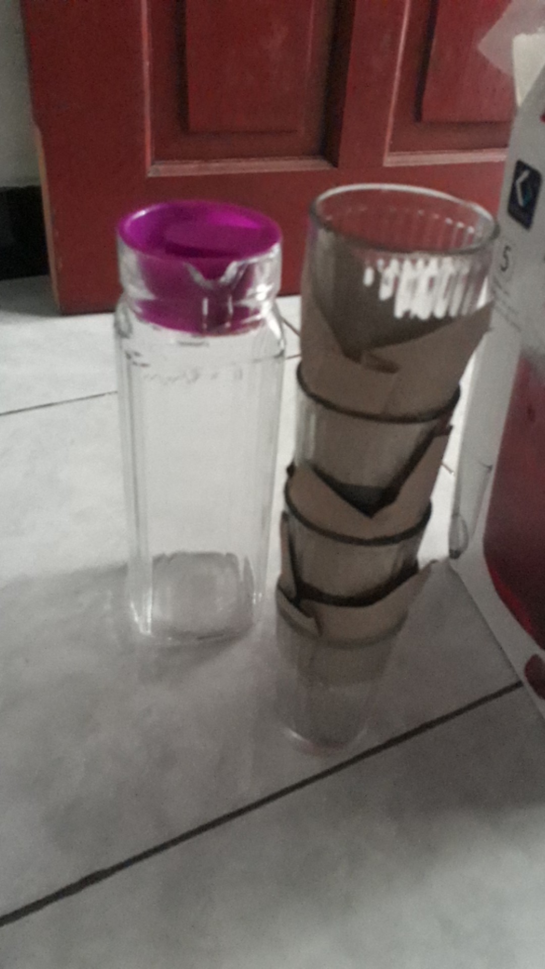 Drink Set Kaca 5 Buah Water Jug Picher Teko Air Minum