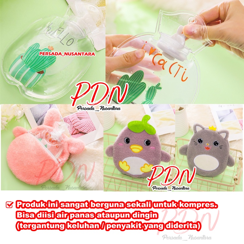 KANTONG KOMPRES AIR PANAS ALAT KOMPRES AIR PANAS DINGIN DEMAM KANTONG KANTUNG BANTAL BOTOL KOMPRES PERUT MENSTRUASI HAID AIR PENURUN DEMAM ICE BAG BULI BULI HOT WARM WATER BAG ALAT PENURUN PANAS DEMAM TEMPAT KOMPRES AIR PANAS DINGIN ANAK MOTIF LUCU PN50