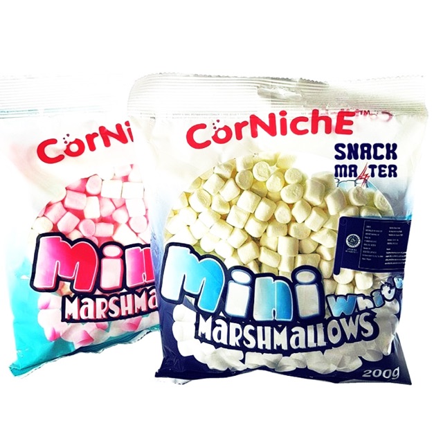

CORNICHE MINI MARHSMALLOW 200G (WHITE/ PINK&WHITE)