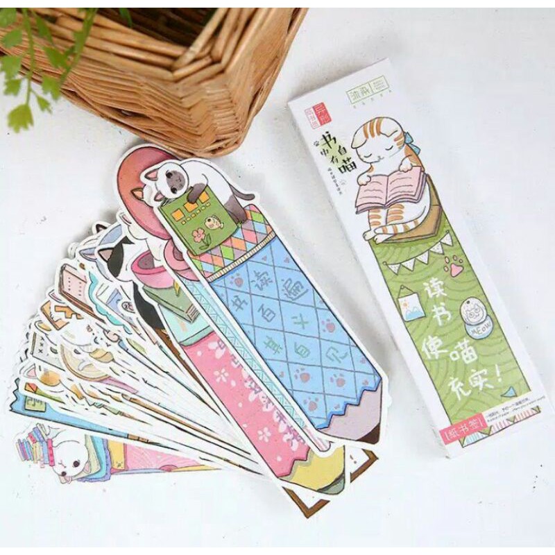 

Penanda/pembatas buku bentuk kucing lucu