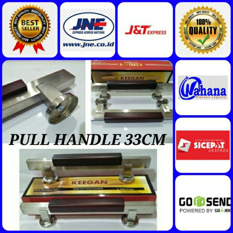 Pull Handle Tarikan Pintu Rumah Stainless Minimalis Kotak Jepit Mohani