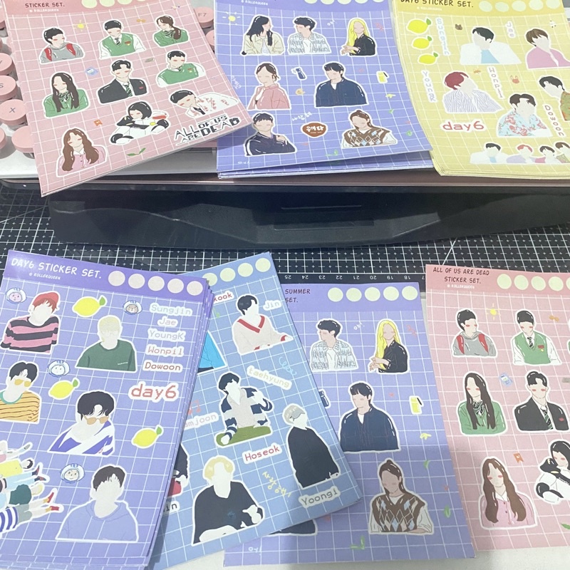 [Ready Stock defect] Stiker K-Drama | Day6 | BTS | All Of Us Are Dead | Our Beloved Summer Cutting S