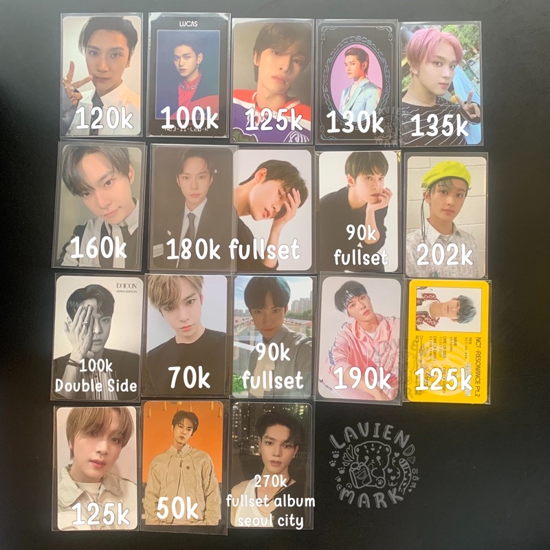 PC, AC, ID dan YB NCT U NCT 127 WAYV NCT DREAM Mark Taeyong Doyoung Haechan Sungchan Lucas Ten