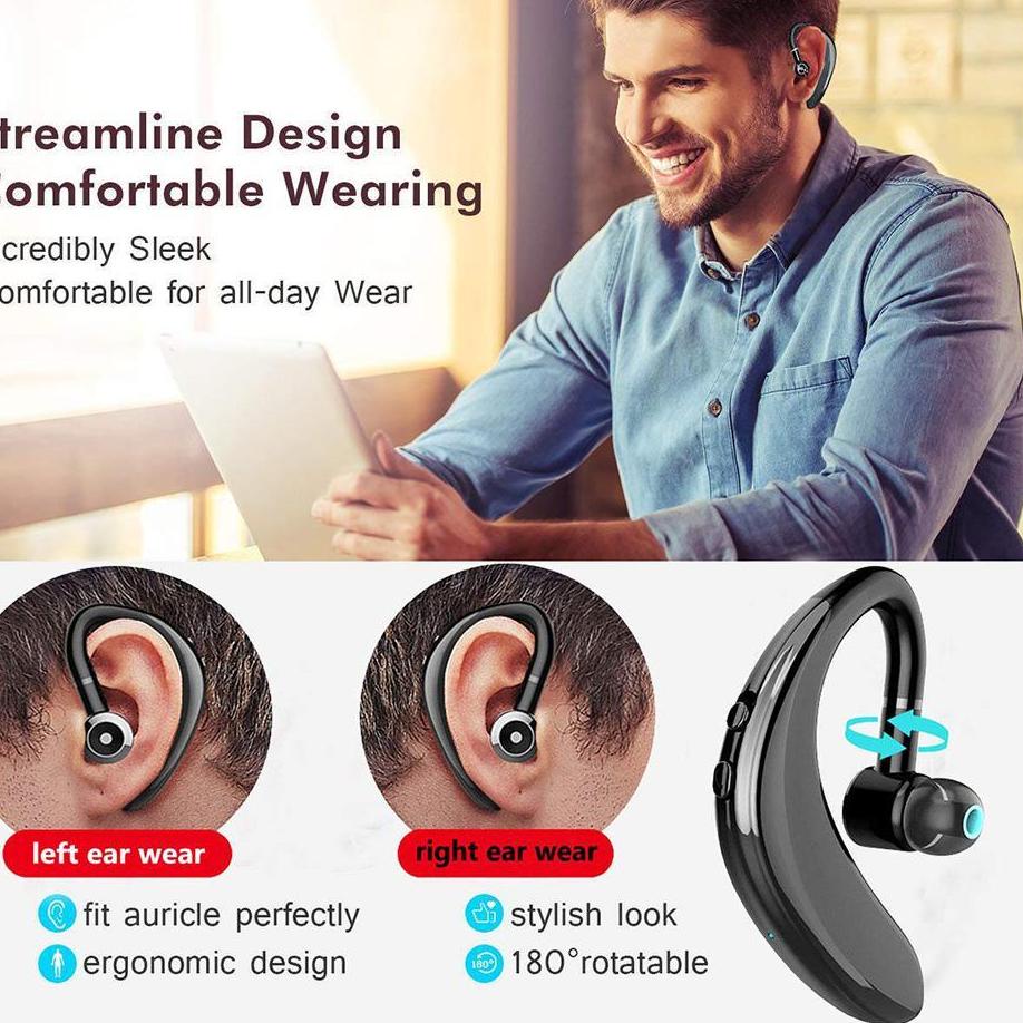 Np31au22ᴳ • Earphone / Headset Bluetooth S109 Headset Wireless Business For Samsung Xiaomi Redmi Poc