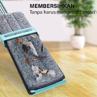 IMPORT - Alat Pel Lantai Tarik Hijau 1080-Ultra Mop Cleanze