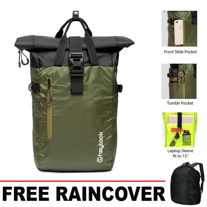 HEYLOOK TAS RANSEL PRIA AZZURI TAS BACKPACK ADVENTURE OUTDOOR TAS LAPTOP