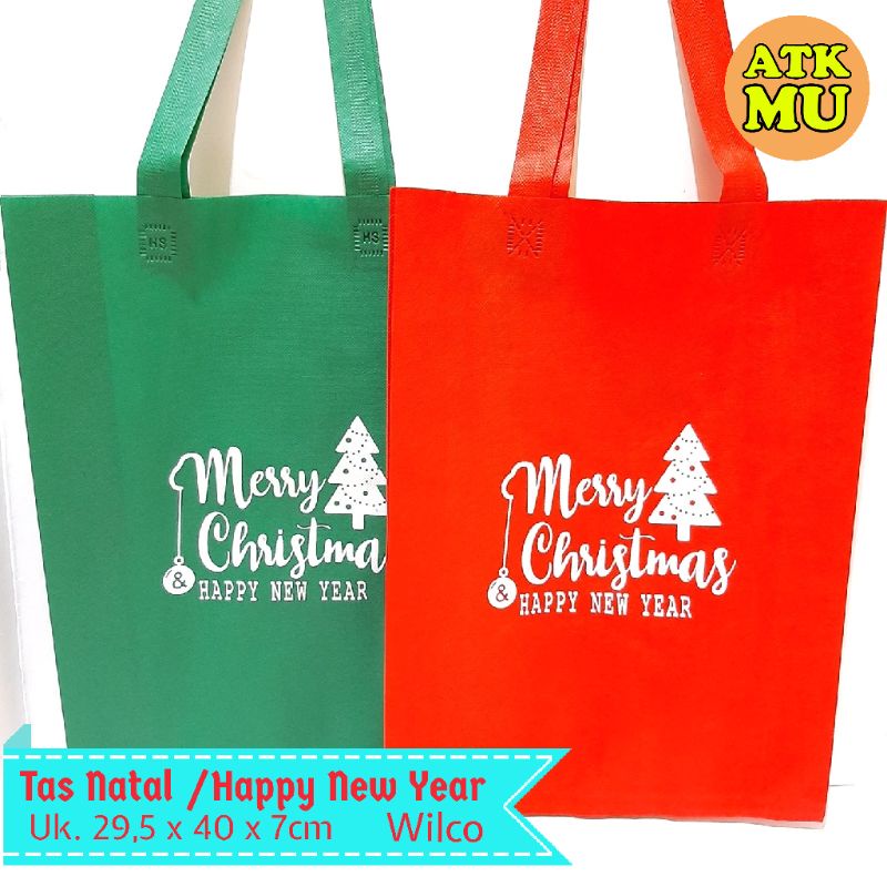 

Tas Natal Dan Happy New Year WILCO/ Goodie Bag Natal & Tahun Baru