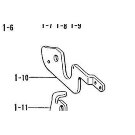 154450001 Release Drive Lever B Mesin Bartek Bartacking Brother LK3 B-430