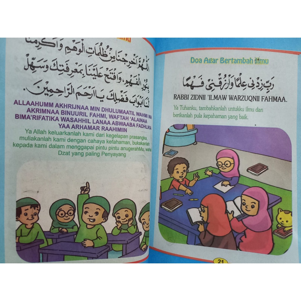 Kumpulan Doa-Doa Anak Muslim Disertai Asmaul Husna Lengkap