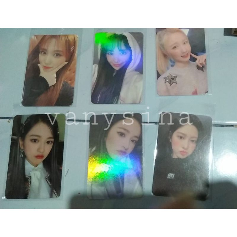 official photocard IZ*ONE benefit/holo/unreleased scene 3 yujin Chaewon minju nako chaeyeon