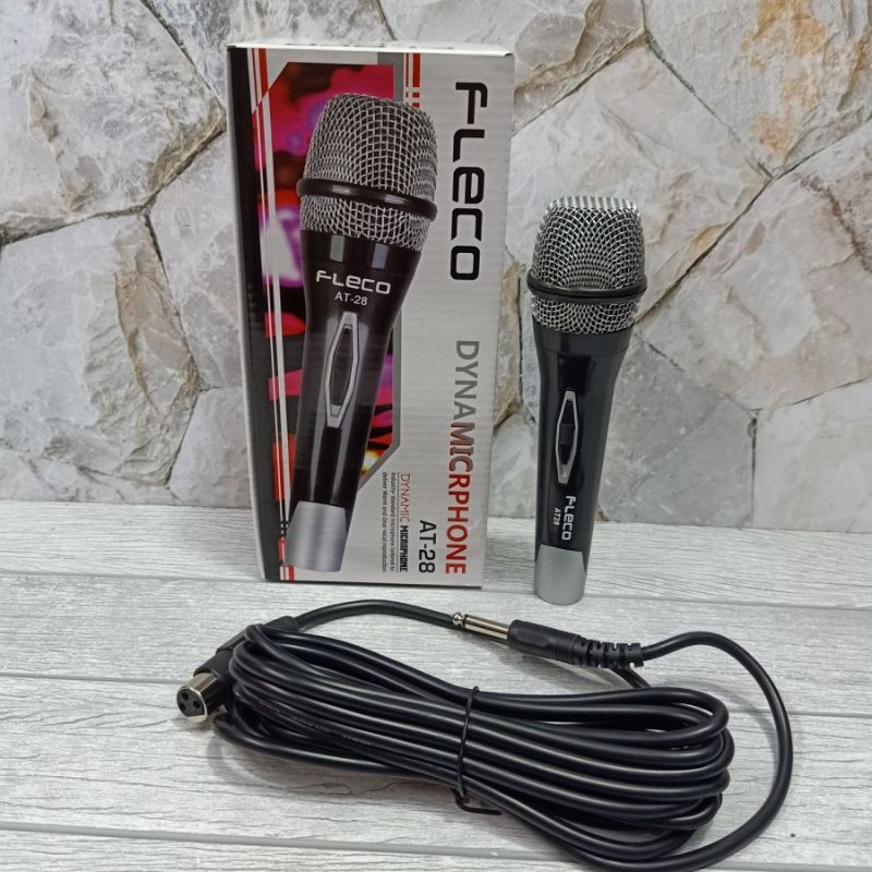 COD MICROPHONE FLECO AT-28//MIC KARAOKE//MIC KABEL//MIC MURAH//MIC