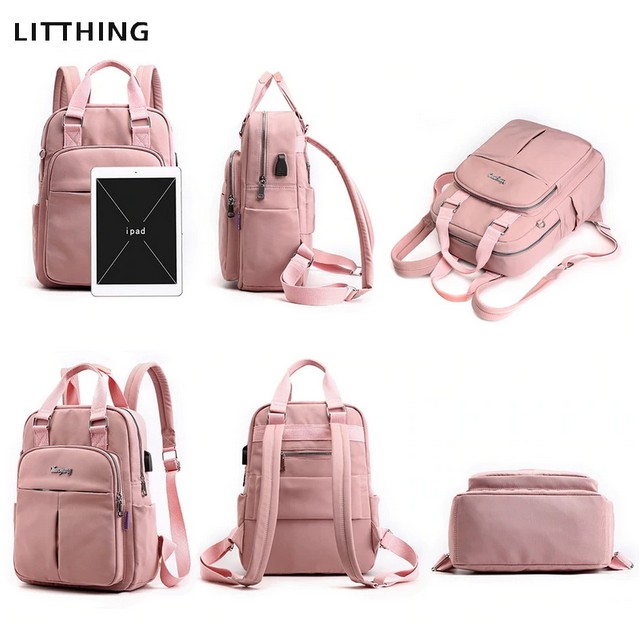 TAS RANSEL SINTETIS BANYAK SAKU ACEL 550342