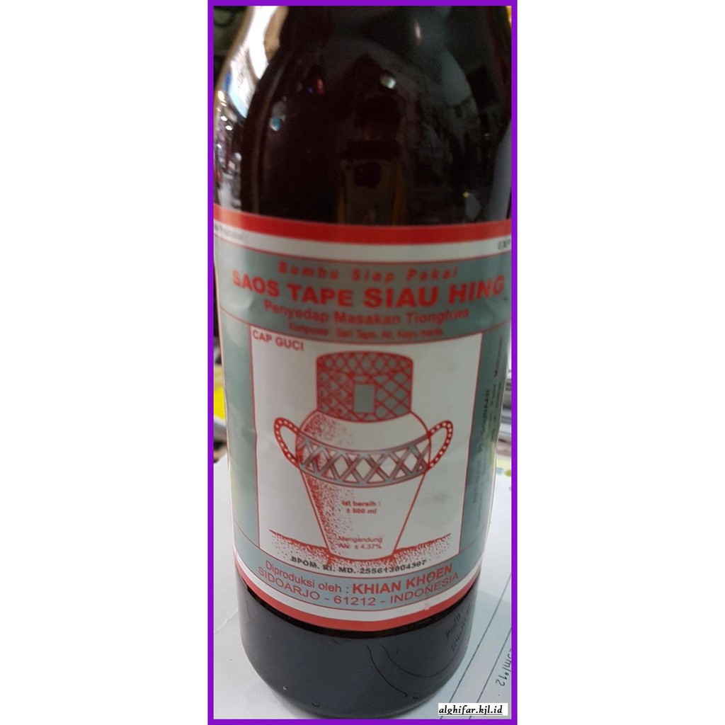 

gnidderdsaus- saos tapai cap gentong arak masak angciu -asliiiiii.