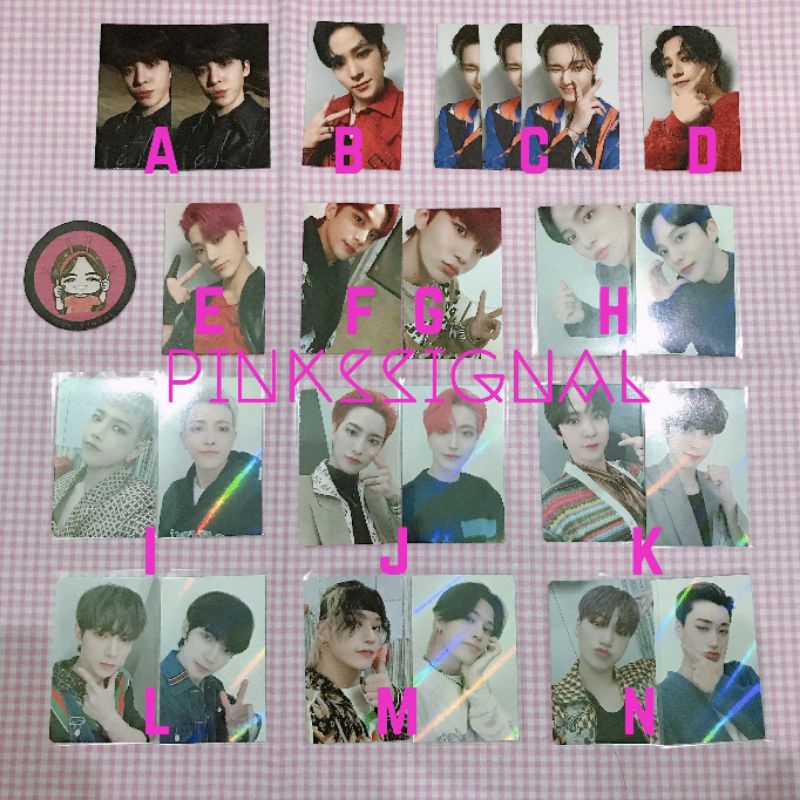 PHOTOCARD PC ATEEZ MAKESTAR C HONGJOONG YEOSANG JONGHO YUNHO SEONGHWA SAN  WOOYOUNG