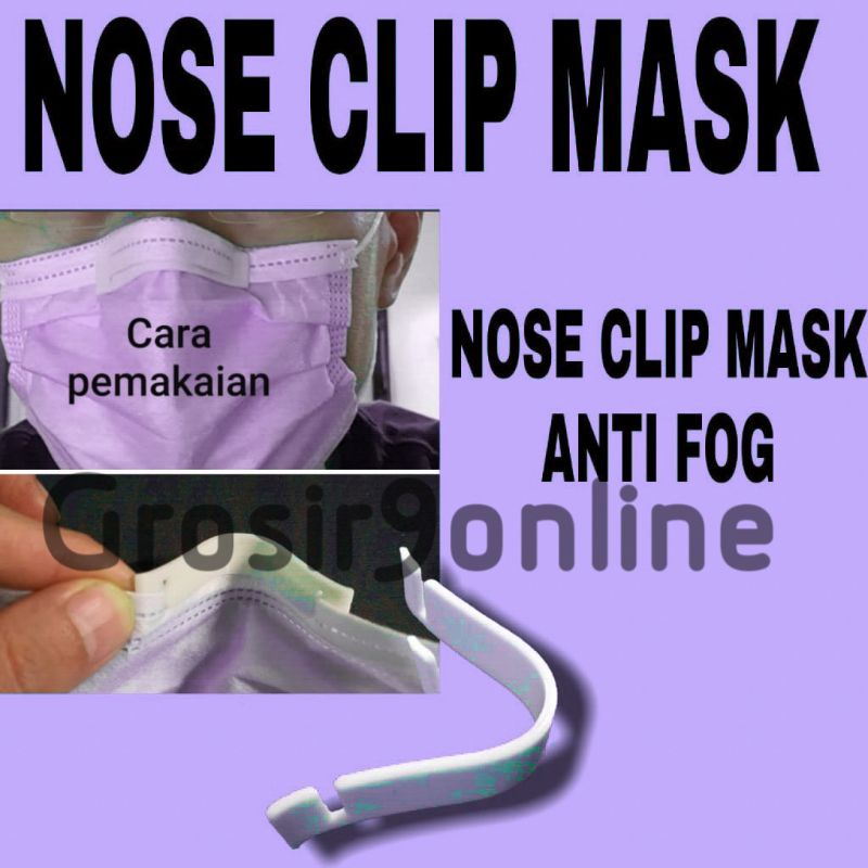 Nose clip penjepit hidung masker, antifog