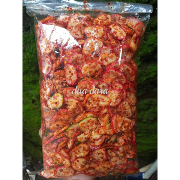 Jual Seblak Kerupuk Bulat Pedas Gurih Daun Jeruk Isi 500gr Shopee