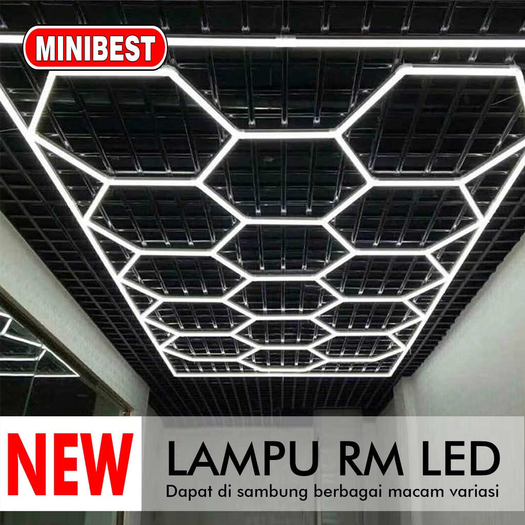 LAMPU LED KANTOR GANTUNG PLAFON LED DOWNLIGHT LAMPU KERJA 10W 20W 30W 40W LAMPU LED Kap TL Waterproof 20w 40watt