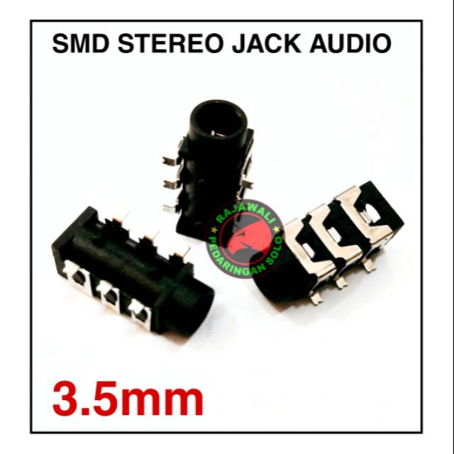 SMD STEREO JACK AUDIO FEMALE 3.5mm