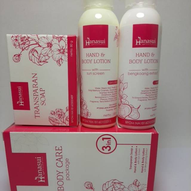 HANASUI BODY CARE 3in1 BPOM