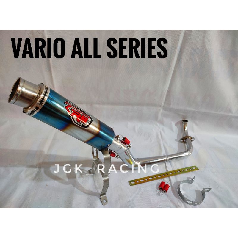 Knalpot racing R9 Mugello Vario 110 karbu/techno/fi/vario 125 old/led/vario 150