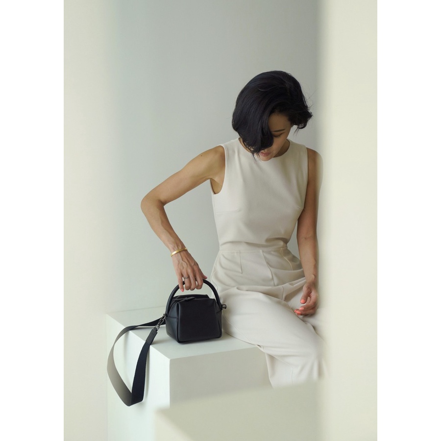 READYSTOCK KWANI BREAD BAG QUARTER Vinegar Micro Black Made in Korea Tas Wanita Shoulder Bag Origina