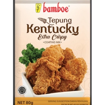 

Bamboe Tepung Kentucky Crispy 80 gram (1 pc) ecer