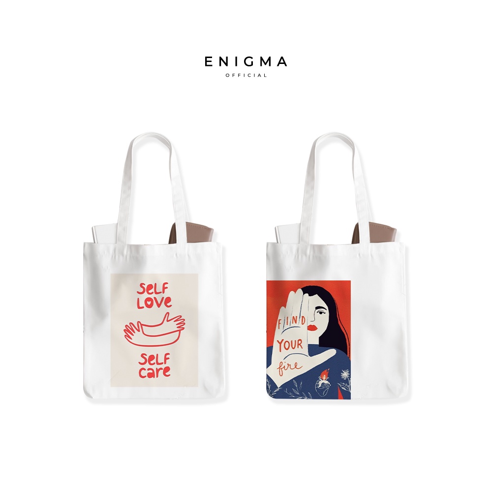 TERBARU TOTEBAG KANVAS AESTHETICS ORIGINAL ENIGMA OFFICIAL TOTEBAG WANITA TAS TOTE BAG