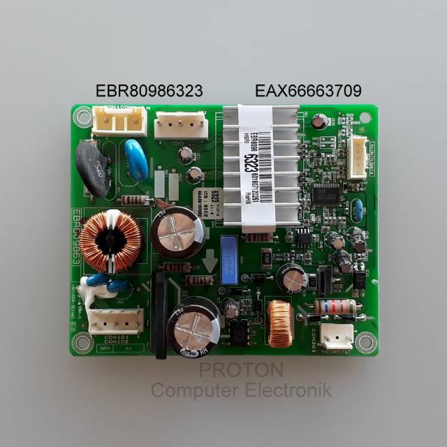 Mainbard modul kulkas inverter LG Refigerator freezer EBR809863 EBR80986323 EAX66663709 GN-INV304SL