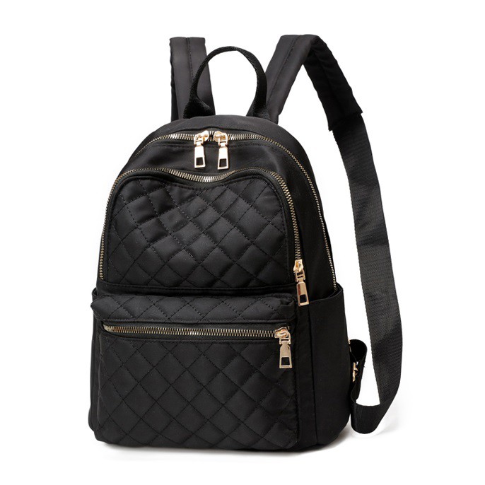 4 WARNA TAS PUNGGUNG RANSEL WANITA BAHAN TEBAL CHANEL BRANDED MURAH ORI KOREAN STYLE HIGH QUALITY