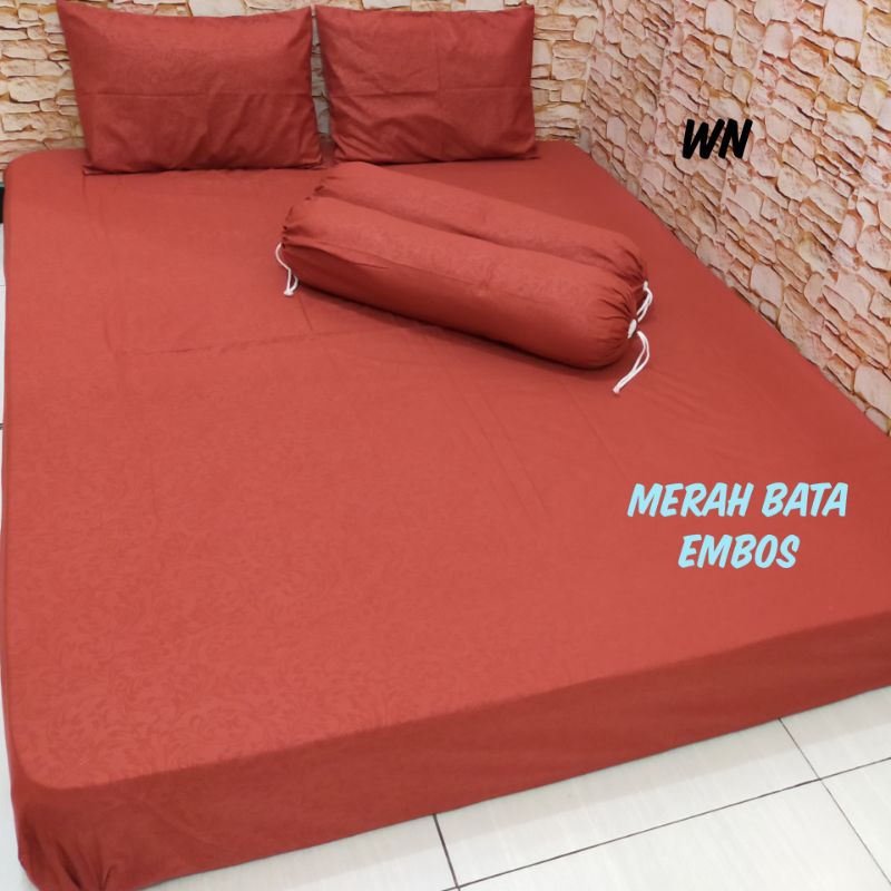 Waty grosir 17 WARNA SPREI POLOS EMBOS UK 200X200 SPREI BERKUALITAS