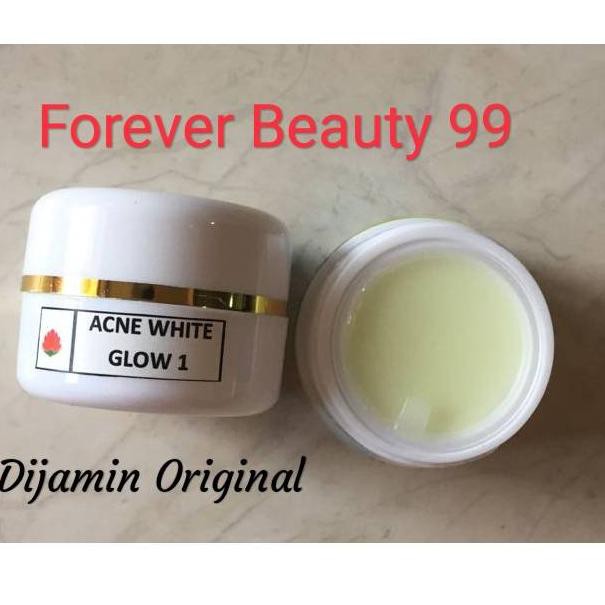 [SP TJ 16F8AY] Acne White Glow Cream 1 - krim malam jerawat dengan pencerah η