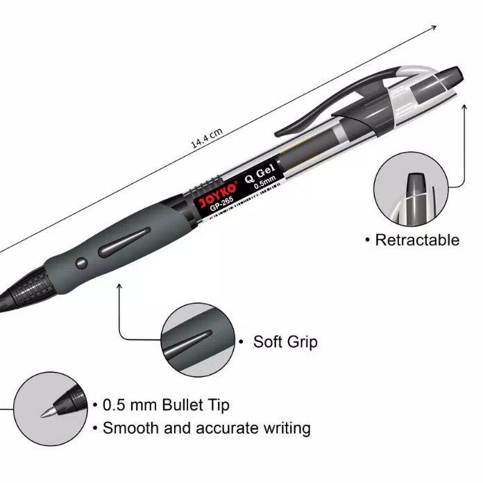 

Flash Sale 12pcGel Pen Pulpen Pena Joyko GP-265 Q Gel 0.5 mm / Q GEL JOYKO ✓