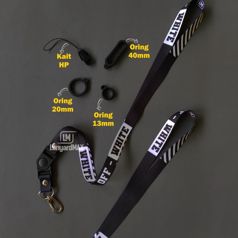 

(G3Y3) ⭐️ Lanyard Pod HP Off White 1,5cm //Produk@melimpa