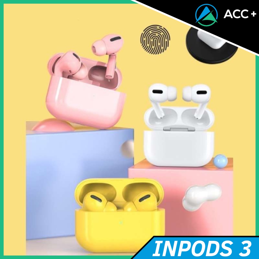 InPods 3 Pro Macaron Headset Wireless Bluetooth Headphone Earphone
