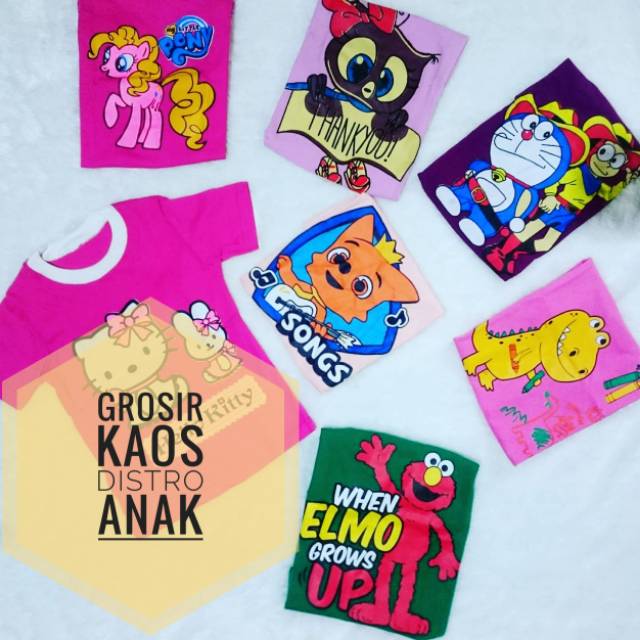 Grosir Kaos Anak Murah | Kaos Anak Karakter | Kaos Anak Cewek | Kaos Anak Lucu