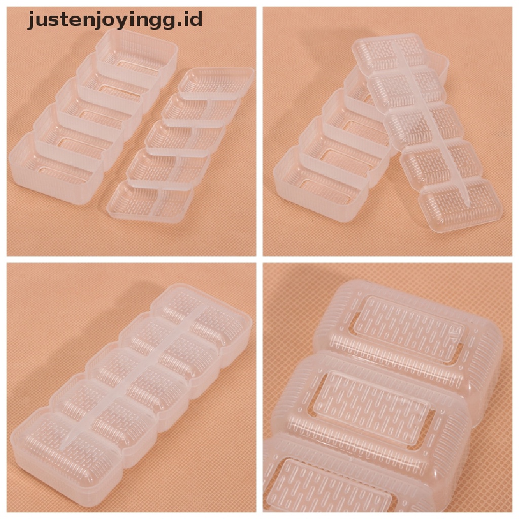 Cetakan Nasi Nigiri Sushi 5 Roll Anti Lengket Gaya Jepang